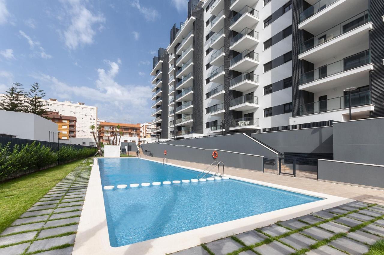 Ag Residencial El Alamo Daire Playa de Gandia Dış mekan fotoğraf